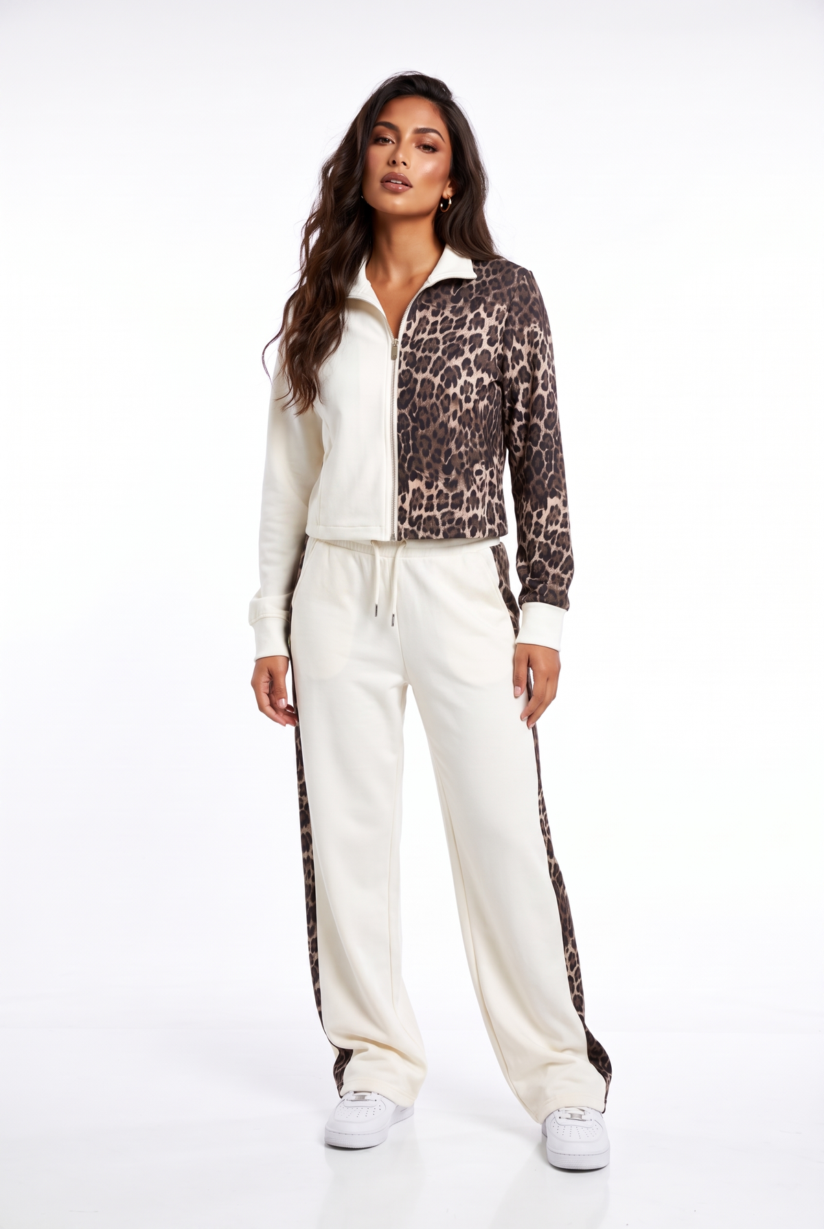 Two-Tone Leopard Split Track Set