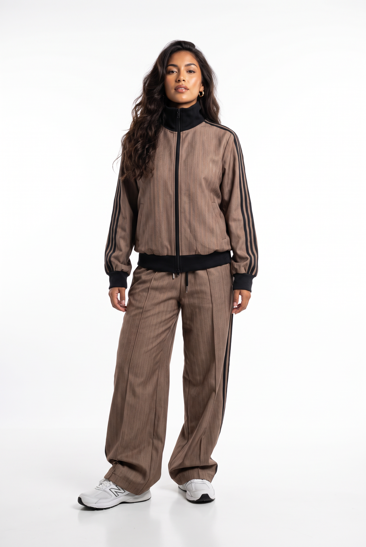 Pinstripe Tailored Track Set
