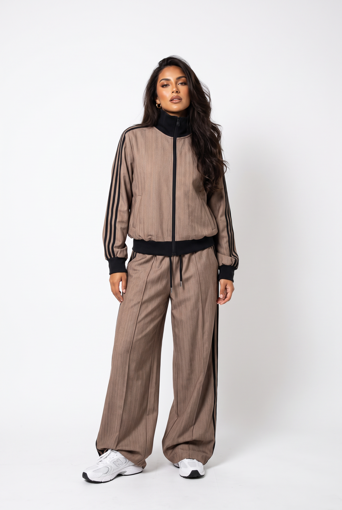 Pinstripe Tailored Track Set